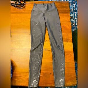 Peloton Leggings Gray Sparkles